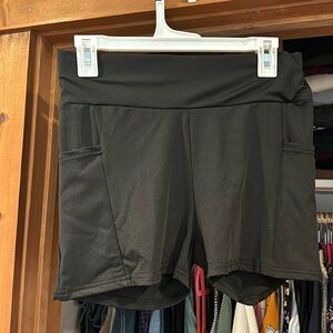 SHEIN biker shorts with pockets